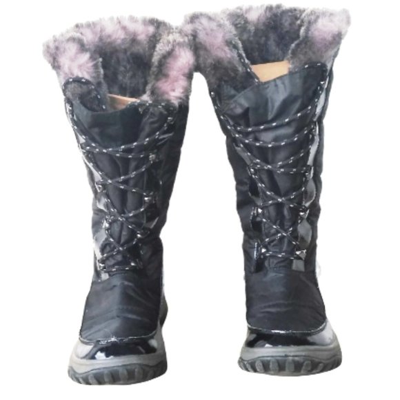 Nine West black winter boots Size 6 - Picture 1 of 8